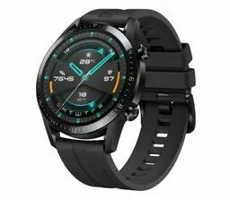 Zegarek Huawei Watch GT 2 46 mm Sport czarny pasek ekran Zegarek Huawei Watch GT 2 46 mm Sport czarny pasek ekran