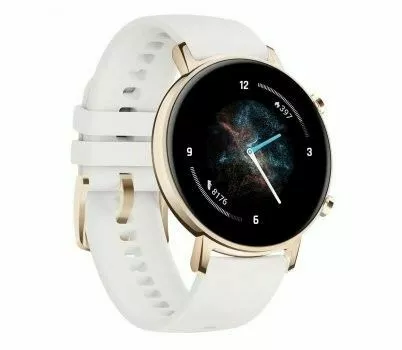 smartwatch huawei watch gt 2 42 mm bialy pasek ekran