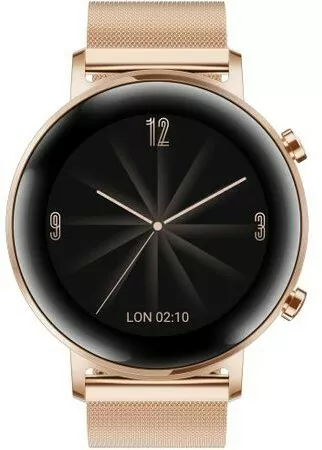 smartwatch huawei watch gt 2 elegant 42mm. widok tarczy