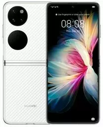 Huawei P50 Pocket 8 biały front i tył