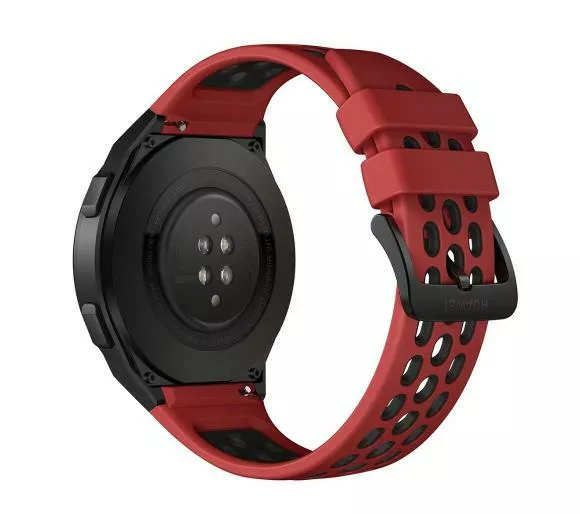 smartwatch huawei watch gt 2e czerwony z tylu