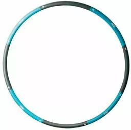 Hula hop z obciążeniem 1 2 kg niebieskie Hula hop z obciążeniem 1 2 kg niebieskie