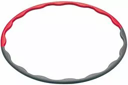 Hula hop z wypustkami czerwono szary Hula hop z wypustkami czerwono szary