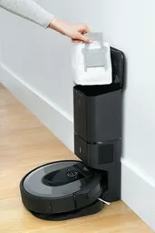 Robot sprzątający iRobot Roomba I7 I715040 czarny wymiana filtra w stacji ładującej