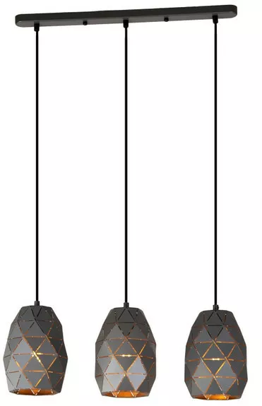 lampa scienna italux harley mbm 3480 3 czarna na listwie