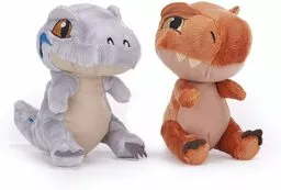 Pluszaki w kształcie dinozaurów to idealna zabawka dla najmłodszych miłośników tych stworzeń 