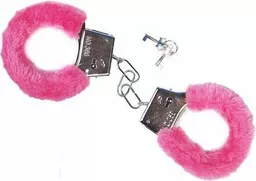 Kajdanki erotyczne z różowym futerkiem