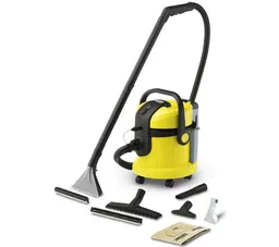 Odkurzacz Karcher SE 4002 żółto czarny prezentacja wszystkich elementów Odkurzacz Karcher SE 4002 żółto czarny prezentacja wszystkich elementów