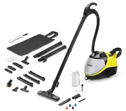 Odkurzacz Karcher SV 7 żółto czarny prezentacja wszystkich elementów Odkurzacz Karcher SV 7 żółto czarny prezentacja wszystkich elementów