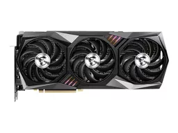 Model MSI GeForce RTX 3090 z trzema wentylatorami Model MSI GeForce RTX 3090 z trzema wentylatorami
