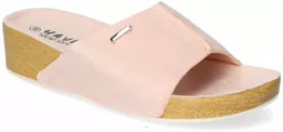 Niska platforma obuwia w pastelowym różu Niska platforma obuwia w pastelowym różu