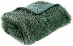 Koc Design Dwustronny Tiffany butelkowa zieleń Koc Design Dwustronny Tiffany butelkowa zieleń