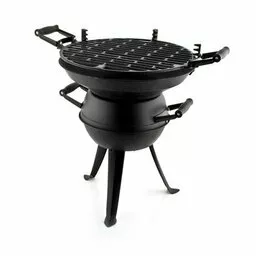 Kociołek żeliwny z rusztem Grill Soudek czarny Kociołek żeliwny z rusztem Grill Soudek czarny