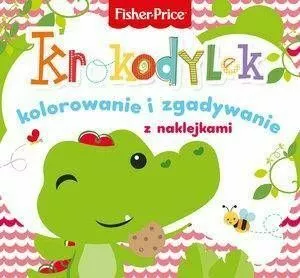 fisher price kolorowanka podlogowa krokodylek