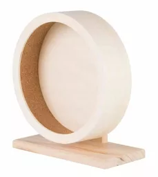 Trixie kołowrotek dla chomika drewniany 21cm Trixie kołowrotek dla chomika drewniany 21cm