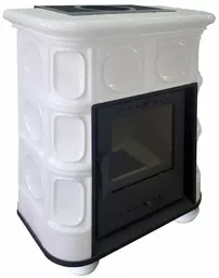 Piec kominkowy kaflowy Kris biały 8kW Marmi Decor Piec kominkowy kaflowy Kris biały 8kW Marmi Decor