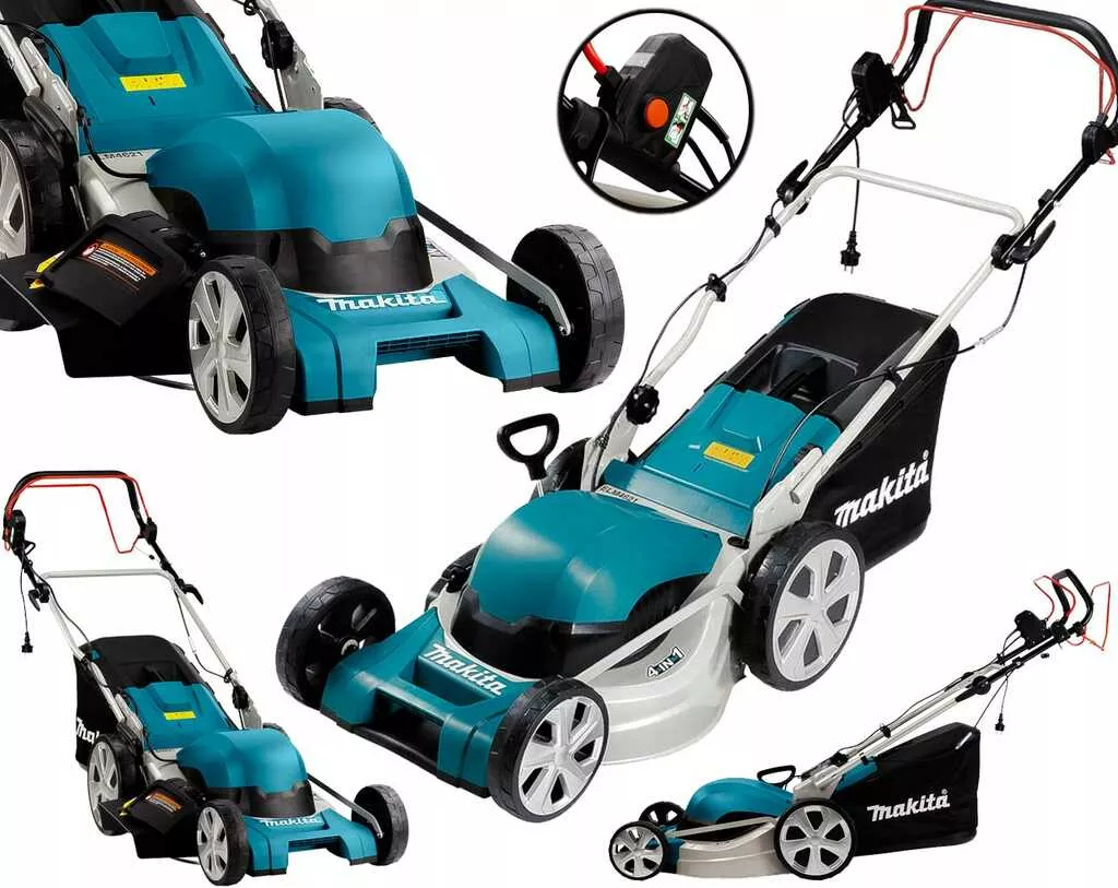 elektryczna kosiarka makita z mulczerem elm4621