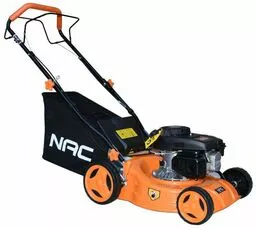 Kosiarka spalinowa NAC, pchana, w kolorze pomarańczowym Kosiarka spalinowa NAC, pchana, w kolorze pomarańczowym
