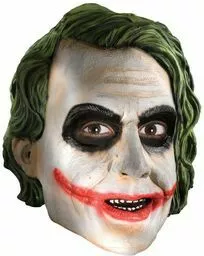 Rubie s Official Adult Joker 3 4 maska winylowa