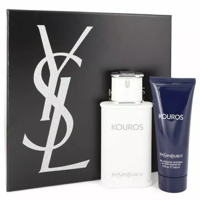 set yves saint laurent kouros edt 100ml gel 100 ml