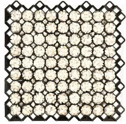 Kratka trawnikowa czarna 60 x 60 cm Kratka trawnikowa czarna 60 x 60 cm
