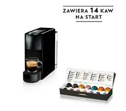 Ekspres do kawy Krups Nespresso Essenza Mini XN1108 czarny prezentacja kapsułek do ekspresu