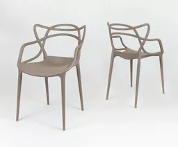 Krzesła SK Design w kolorze beżowym