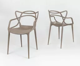 Krzesła SK Design w kolorze beżowym Krzesła SK Design w kolorze beżowym