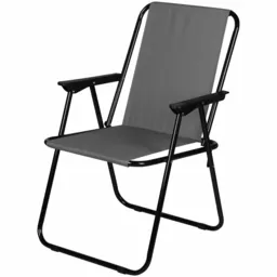 Krzesło ogrodowe składane Royocamp czarne