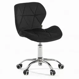 Krzesło obrotowe czarne ART118S welur 66