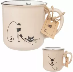 Ceramiczny kubek z wizerunkiem kota Ceramiczny kubek z wizerunkiem kota