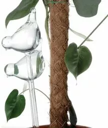 Kule nawadniające szklane do roślin w kształcie ptaków