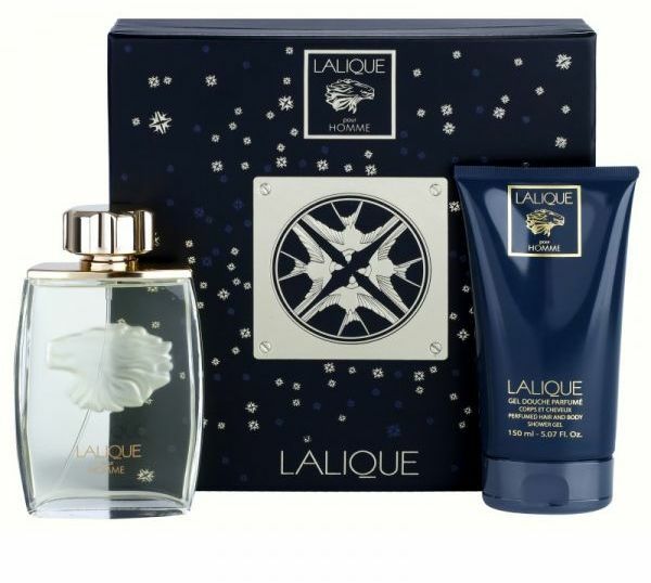 lalique pour homme lion set woda perfumowana 125 ml zel pod prysznic 150 ml