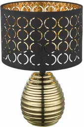 Globo Mirauea 21616 lampa stołowa ceramika w kolorze złotym Globo Mirauea 21616 lampa stołowa ceramika w kolorze złotym