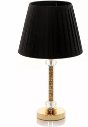 Lampka nocna złota kryształowa w stylu glamour Lampka nocna złota kryształowa w stylu glamour