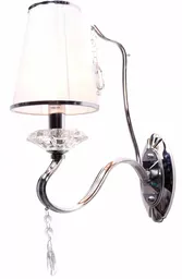 LAMPA ŚCIENNA KINKIET KRYSZTAŁOWY BIAŁY FINEZZIA W1 LUMINA DECO LAMPA ŚCIENNA KINKIET KRYSZTAŁOWY BIAŁY FINEZZIA W1 LUMINA DECO