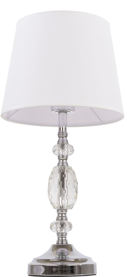 Lampka nocna - stołowa z kryształkami w stelażu Lampka nocna - stołowa z kryształkami w stelażu