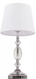Lampka nocna - stołowa z kryształkami w stelażu Lampka nocna - stołowa z kryształkami w stelażu