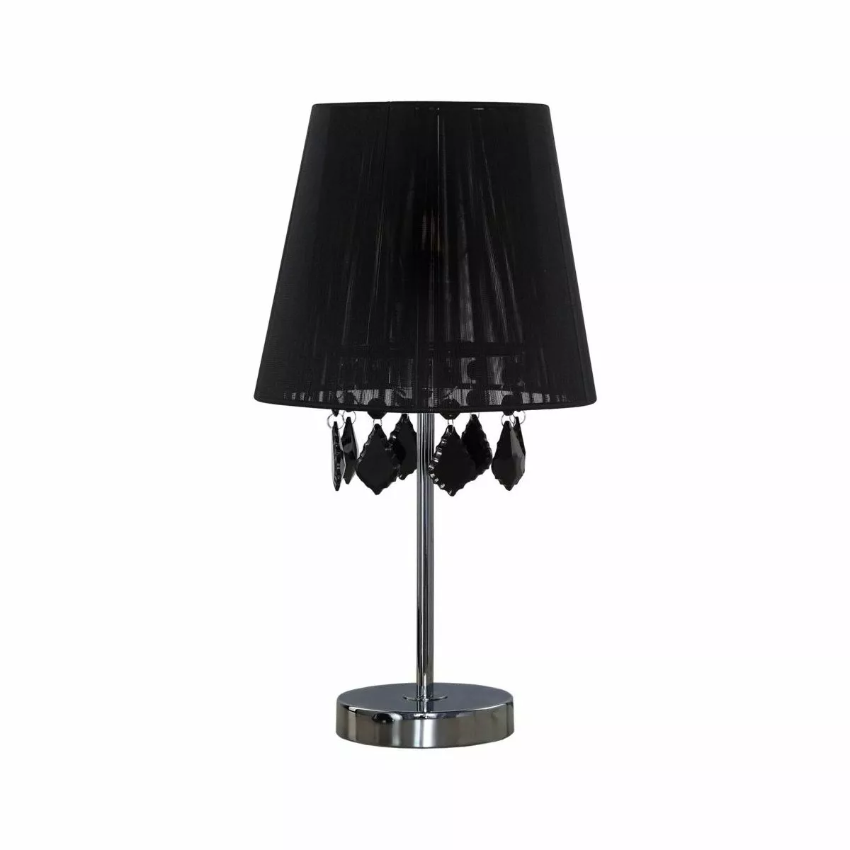 lampa stolowa mona z krysztalkami czarna e27 light prestige,main