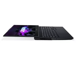 Laptop gamingowy Lenovo Legion 5 15ACH6H czarny widok na rozłożony laptop Laptop gamingowy Lenovo Legion 5 15ACH6H czarny widok na rozłożony laptop