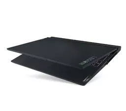 Laptop gamingowy Lenovo Legion 5 15ACH6H czarny widok od przodu na złożony laptop Laptop gamingowy Lenovo Legion 5 15ACH6H czarny widok od przodu na złożony laptop