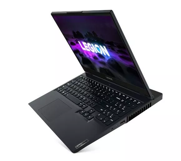 laptop gamingowy lenovo legion 5 15ach6h czarny prawy bok