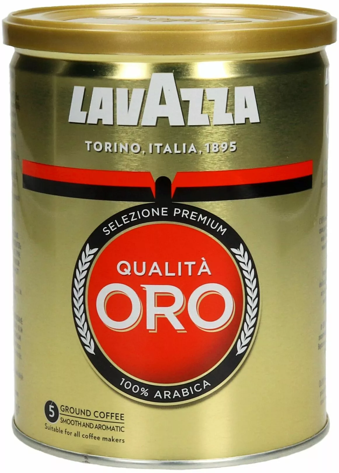 kawa mielona lavazza qualita oro 250g puszka