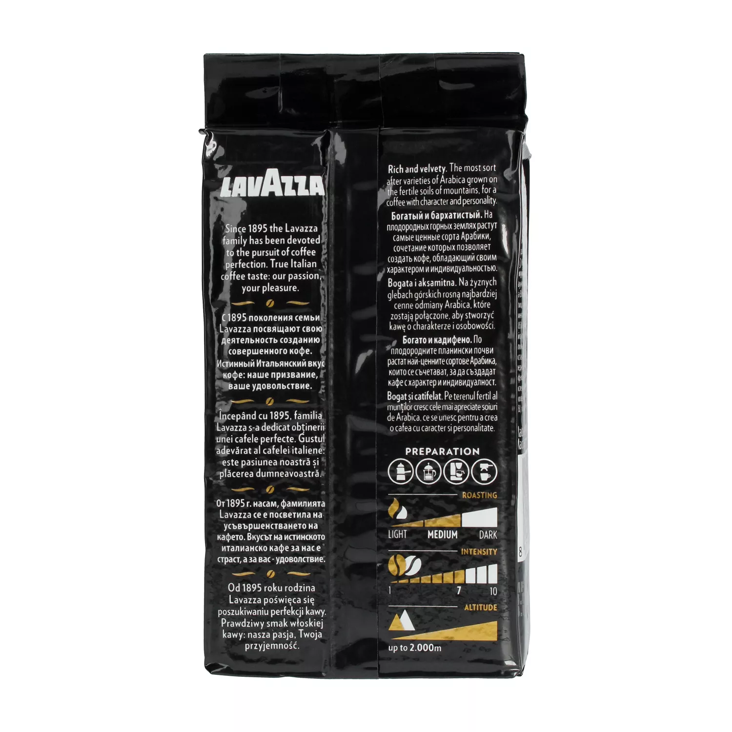 lavazza qualita oro mountain grown mielona 250g