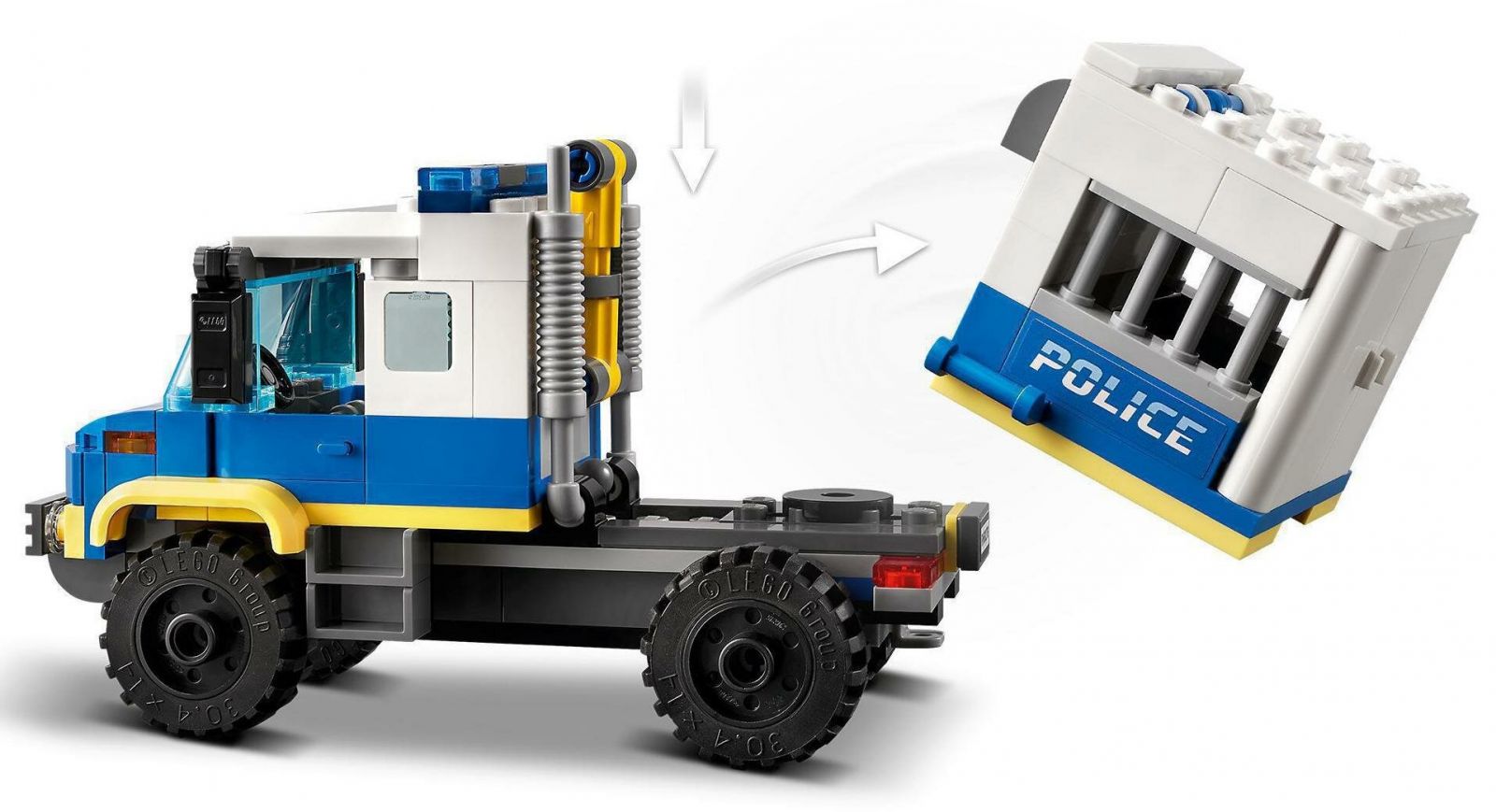 Ucieczka z konwoju więziennego Lego City Ucieczka z konwoju więziennego Lego City