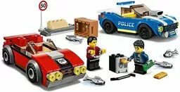 Lego city policja- aresztowanie na autostradzie