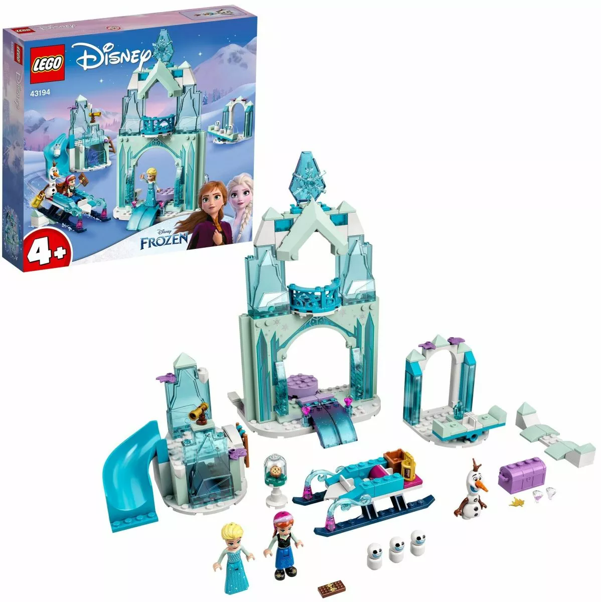 LEGO Disney Lodowa kraina czarow Anny i Elsy 43194 opakowanie klocki1