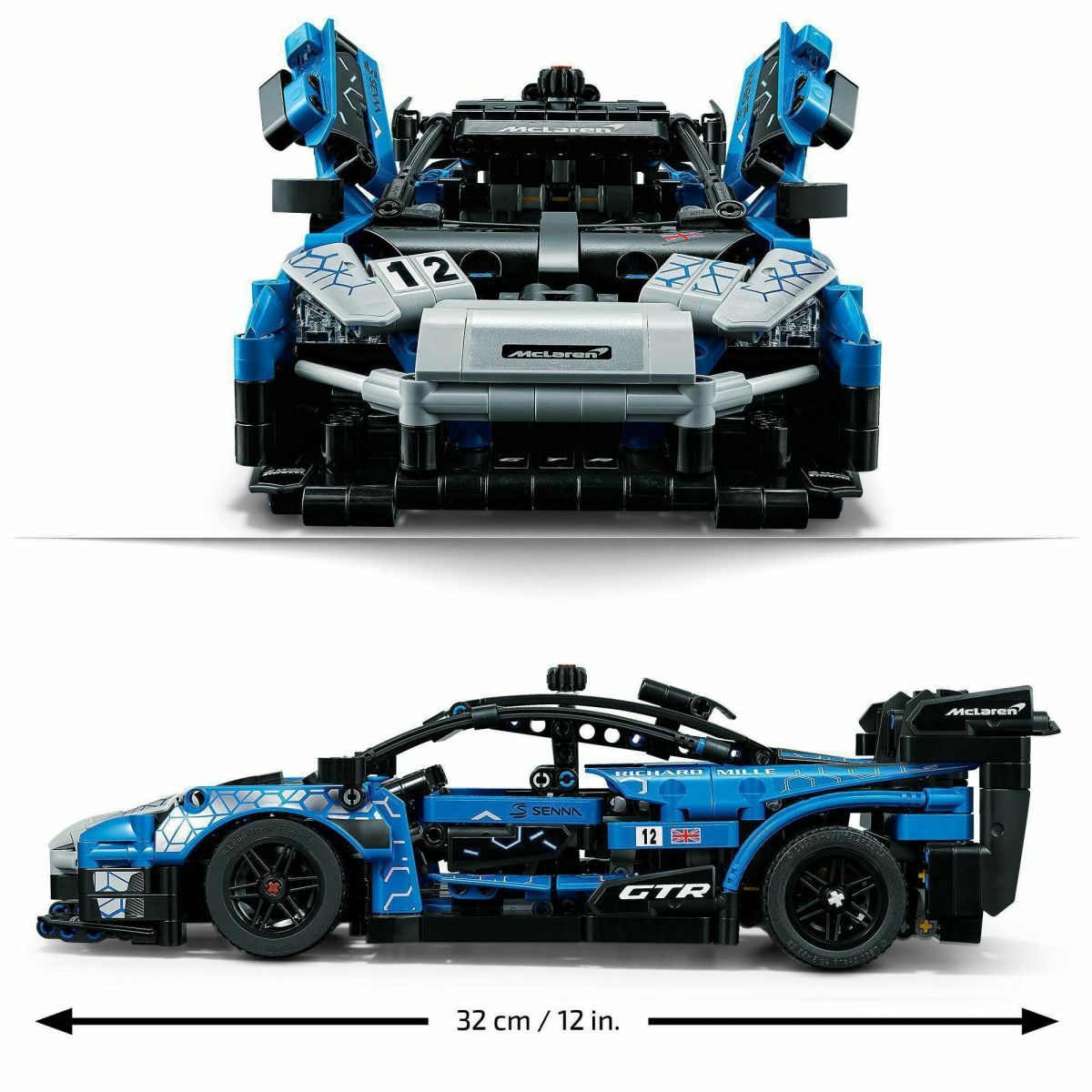 technic niebieski samochod