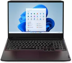 Lenovo Ideapad 3 15 czarny przód Lenovo Ideapad 3 15 czarny przód