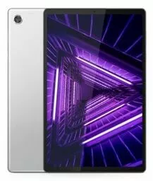 Lenovo Tab M10 Plus platynowy front i tył Lenovo Tab M10 Plus platynowy front i tył
